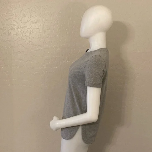 Lululemon All Time Tee Heathered Gray Size 4 - Picture 8 of 13